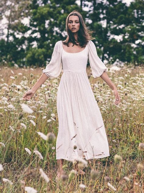 The Bellflower Midi Dress In Cream — Kara Thoms Artofit