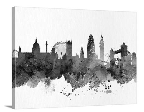 London Skyline Watercolor At Explore Collection Of