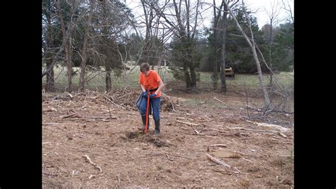Planting Bare Root Loblolly Pine Trees By Hand With A Dibble Bar Youtube