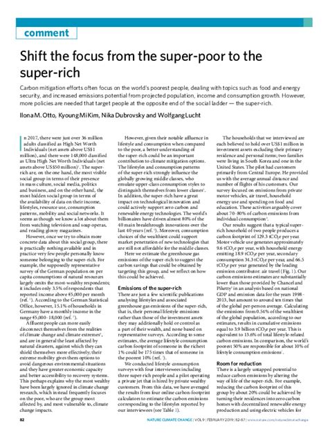 Pdf Shift The Focus From The Super Poor To The Super Rich Nika