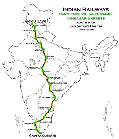 Train Route Map Of India