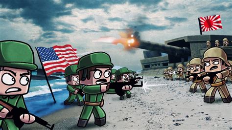 Minecraft World War 2 Fort Stevens Base Defense Good Vs Evil