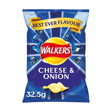 Walkers Cheese And Onion Crisps 325g 32 Pack 121796 Au69882