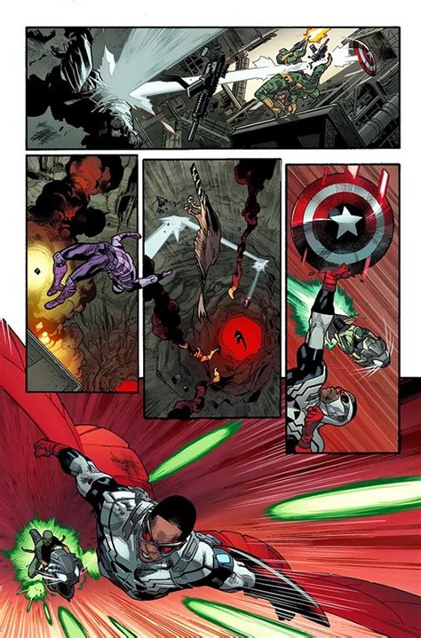 Preview All New Captain America 1 By Remender And Immonen