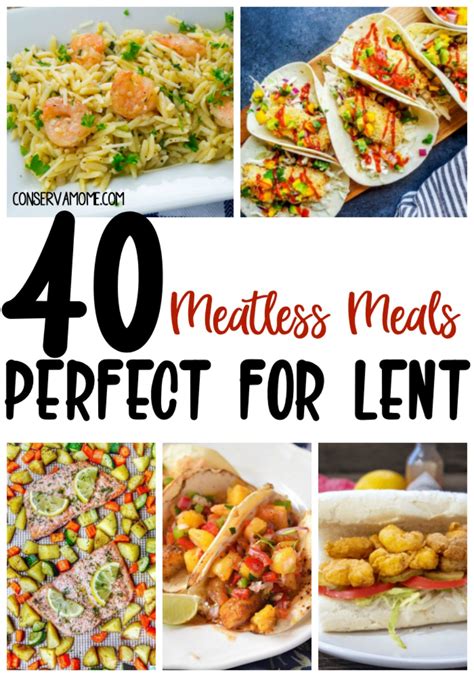 conservamom 40 easy meatless meals delicious meatless meals perfect for lent