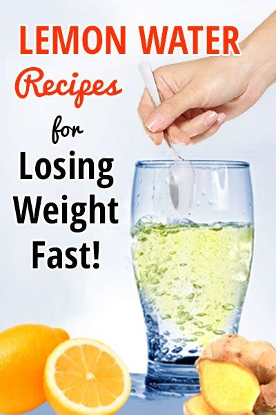 Homemade Weight Loss Drinks 4 Amazing Lemon Water Recipes