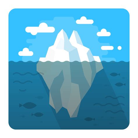 Iceberg Shapes Clipart