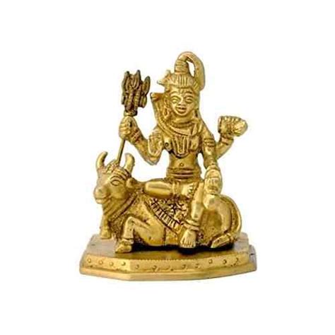 Buy Redbag Brass Lord Shiva Seated On Nandi Bull Statue Features