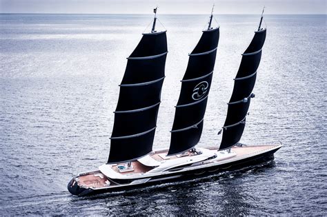 Oceanco Delivers The 1067m Black Pearl The Largest Dynarig Sailing Yacht In The World Oceanco
