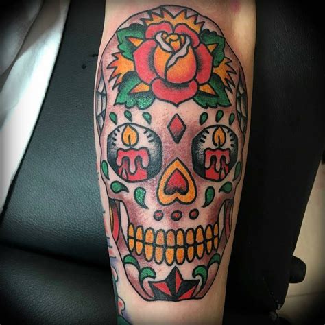 Nice 90 Magnificent Sugar Skull Tattoo Ideas Represent The