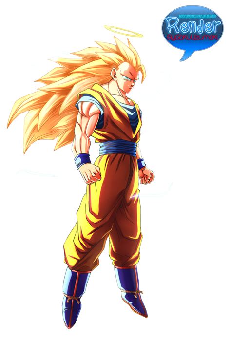 Goku Ssj3 Render By Bygokuuzumaki On Deviantart