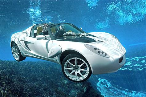 Worlds First Underwater Car Cruises At 75 Mph On Land And 19 Mph