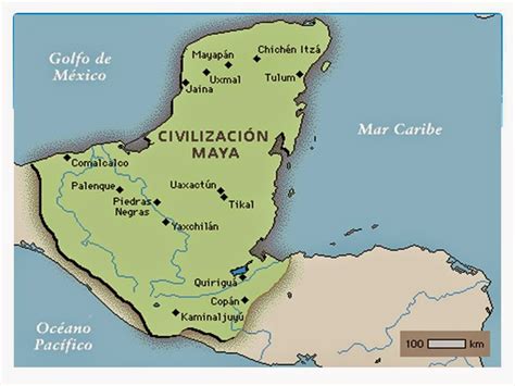 Mapa De America Localizacion De Mayas Y Aztecas Culturas De Mexico
