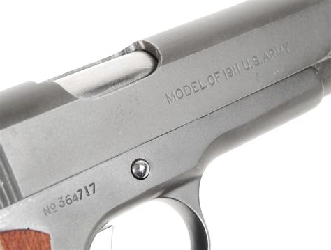 Sold Price Colt Model Of 1911 Us Army 45 Acp Pistol