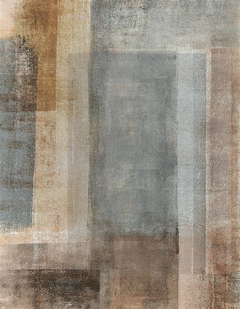 Blended Grey And Beige Abstract Art Painting Painting By