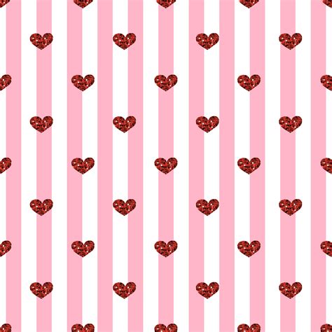 Seamless Heart Pattern Background 695240 Vector Art At Vecteezy