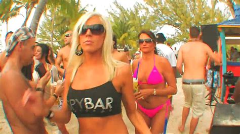 everybody party beach girls the bahamas youtube