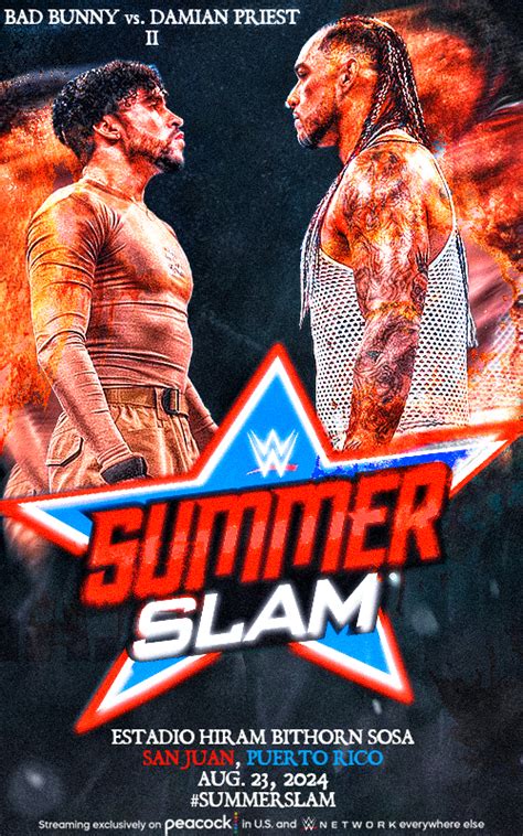 Wwe Summerslam 2024 Puerto Rico Poster By Ozanflair On Deviantart