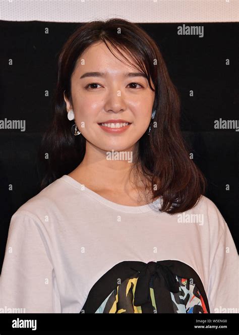 Japanese Actress Kamishiraishi Mone Attends The Stage Greeting For