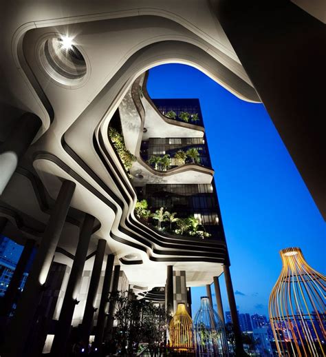 Wohas Parkroyal Hotel Features Curved High Rise Gardens Architecture