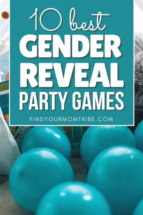 10 Best Gender Reveal Game Ideas For A Party To Remember In 2022 Artofit