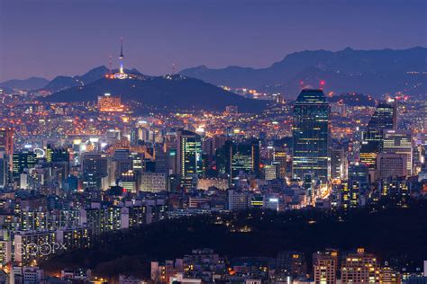 How to say seoul in english? Seoul at night, South Korea city skyline. by Nattanai CJ ...