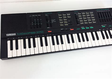 Vintage Yamaha Pss 370 80s Music Synth Keyboard Circuit Reverb