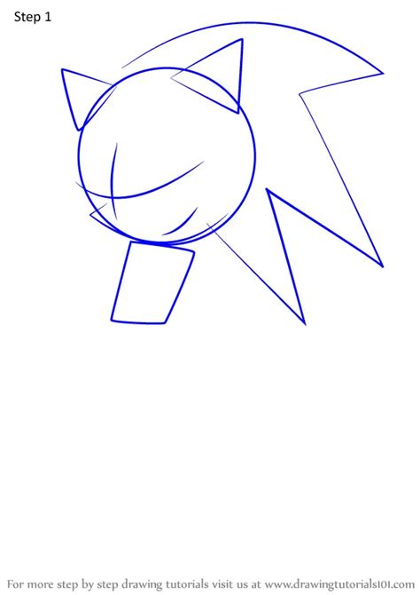 How To Draw Sonic The Hedgehog From Sonic X Sonic X Step By Step