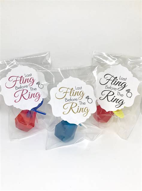 Ring Pop Favors Bachelorette Party Bridal Shower Last Fling Before