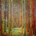"TANNEWALD: Gustav Klimt Landscape Painting Print" by posterbobs ...