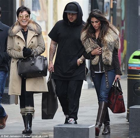 rob kardashian and naza jafarian enjoy a day of shopping and sightseeing in london and kris