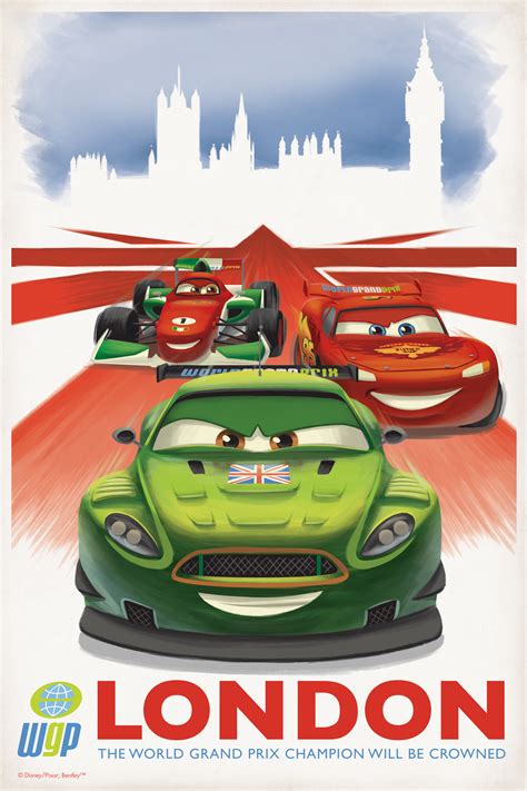 Cars 2 World Grand Prix Posters
