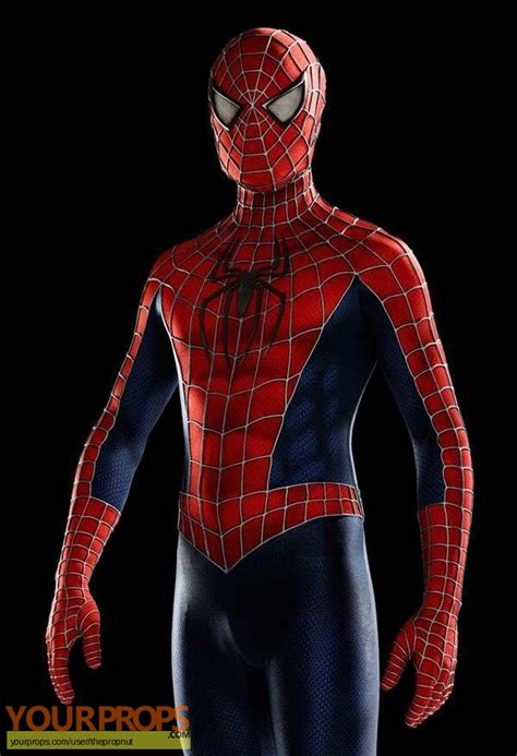 Spider Man Production Used Chest Silkscreen Original Movie Prop