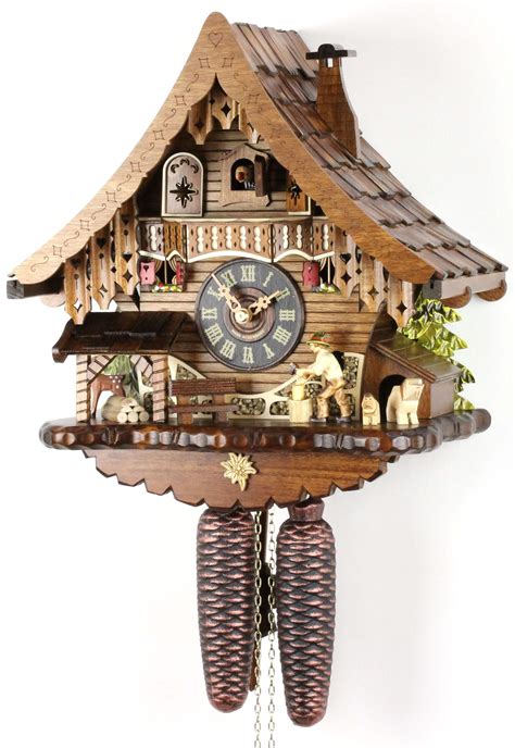 Holzhacker 34cm Cuckoo Clock Original Black Forest Cuckoo Clock Real