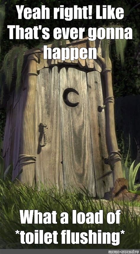 Create Meme Toilet Shrek Shrek Door The Bathroom Door Shrek