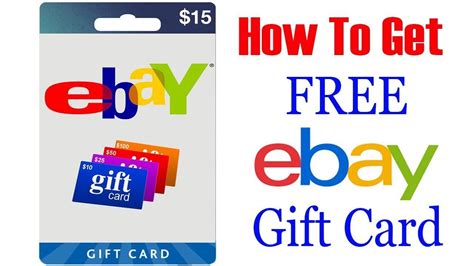 Free Ebay Gift Card How To Get Free Ebay Gift Card Codes Generator Ebay Gift Free Gift Card