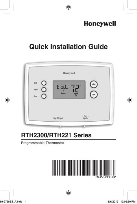 How To Install A Honeywell Home Rth221b Programmable Thermostat