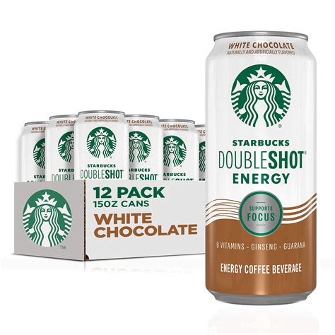 Buy Starbucks Double Energy Drink Coffee Beverage White Chocolate 15
