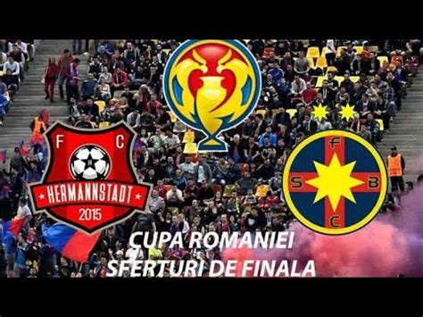 Stiri despre cupa romaniei in siteul www.sport.ro. HERMANNSTADT VS STEAUA | SFERTURI DE FINALA CUPA ROMANIEI ...