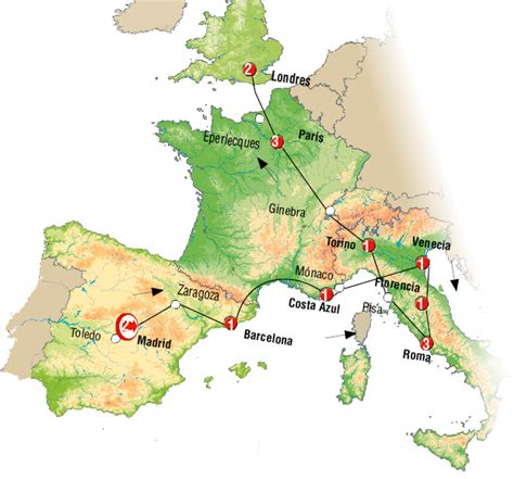 Italia España Y Francia Un Viaje Por Los Países Básicos De Europa