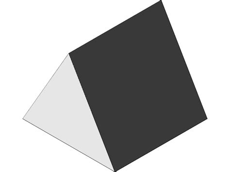 Triangular Prism 3d Cad Model Library Grabcad