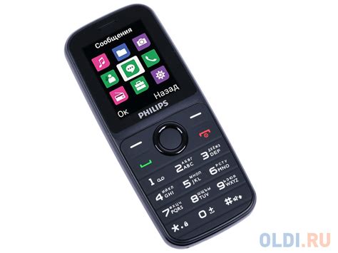 Мобильный телефон Philips E109 Black купить по лучшей цене в интернет