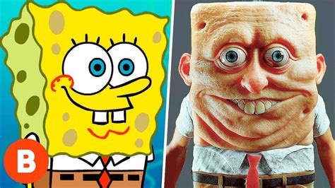 what these nickelodeon characters were supposed to look like youtube