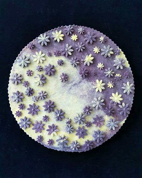 Pin By Pee Heo On Food Pies Art Purple Daisy Perfect Pies