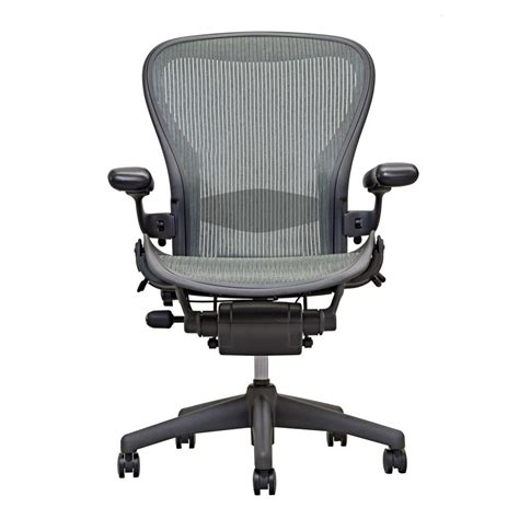 Herman Miller Aeron Chair Size B Fully Featured Gray Executive Office