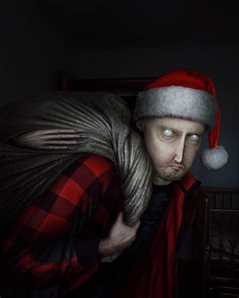 Artstation Dark Spooky Santa Claus