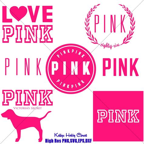 Love Pink Love Pink Svg Bundle Love Pink Clip Art Bundle Etsy