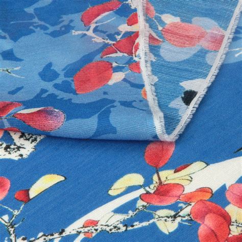 Starry Cherry Silk Linen Fabric By The Yard Width 55 Inch B53 Etsy