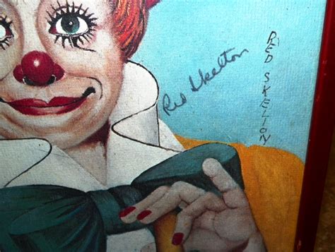3 Hand Signed Red Skelton Clown Prints Antiques Board
