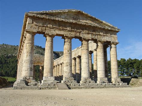 The two main monuments in the archaeological area of segesta are the doric temple and the theatre. The Doric temple of Segesta, Sicily, Italy - Visititaly.info